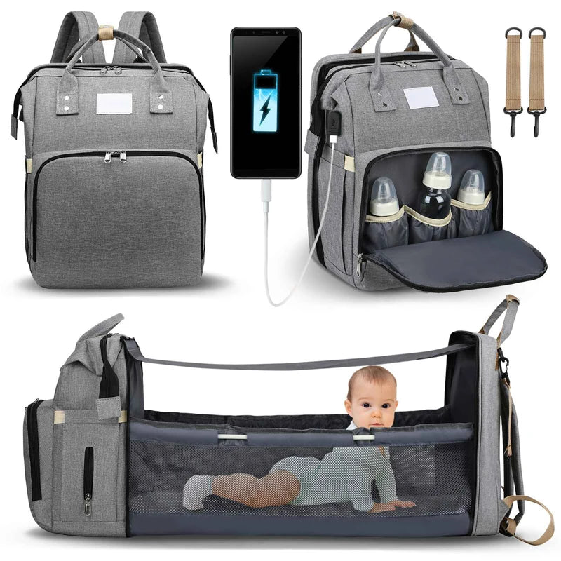 Portable Folding Crib Diaper Bag Multi-Function™ My Store