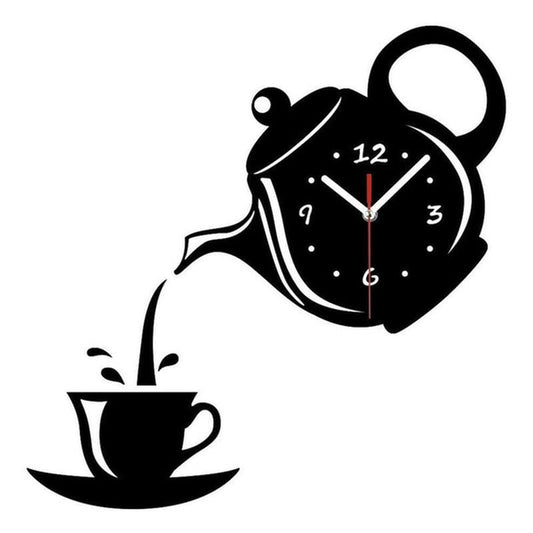 Kettle Wall Clock For Kitchen And Home Size: (20x20) My Store