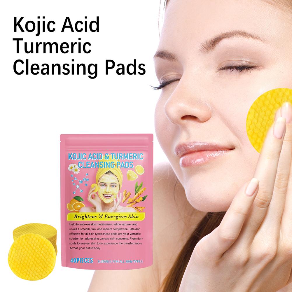 Turmeric Kojic Acid Exfoliating Cleansing Pads