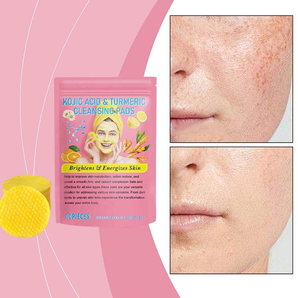 Turmeric Kojic Acid Exfoliating Cleansing Pads