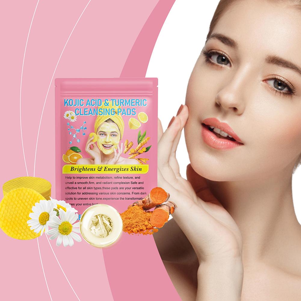 Turmeric Kojic Acid Exfoliating Cleansing Pads